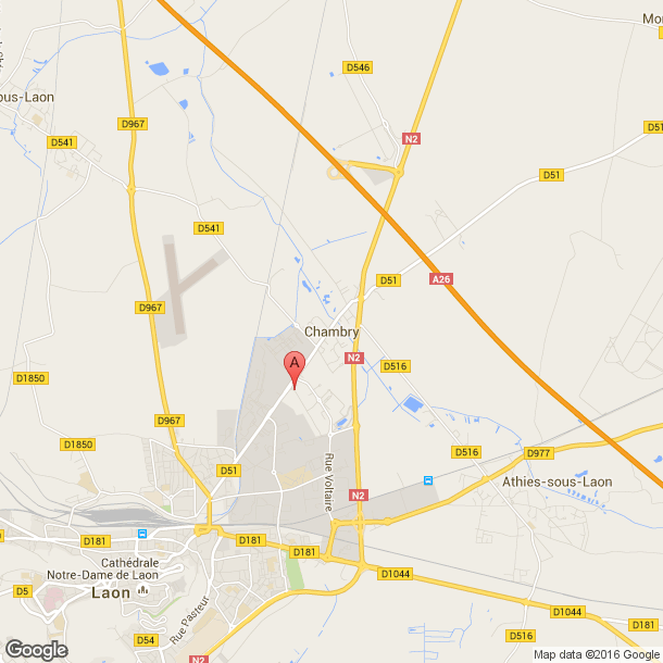 Plan des salles de sport de Chambry