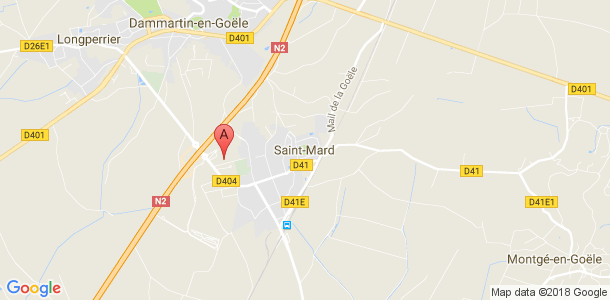 Plan des salles de sport de Saint-Mard