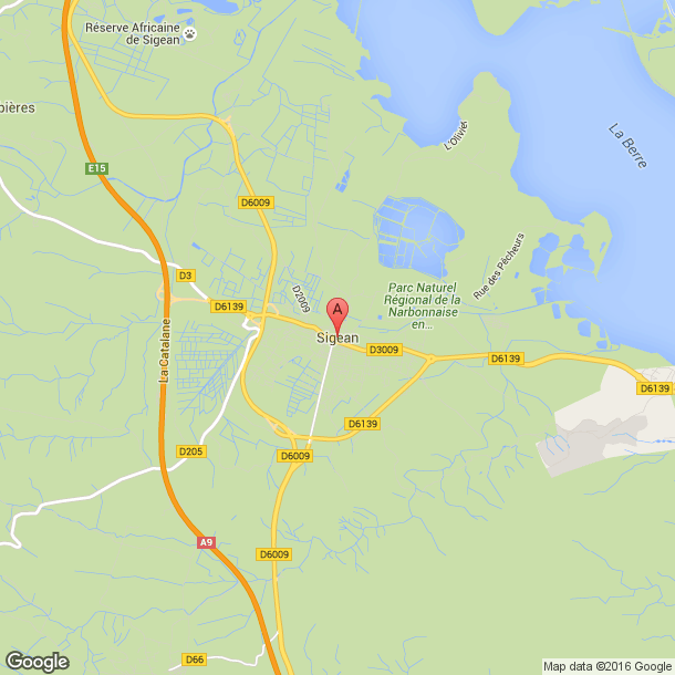 Plan des salles de sport de Sigean