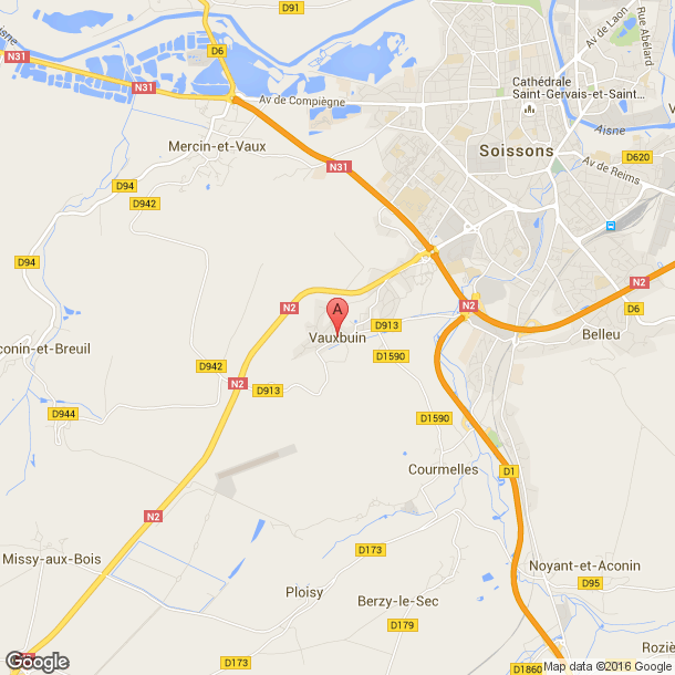 Plan des salles de sport de Vauxbuin