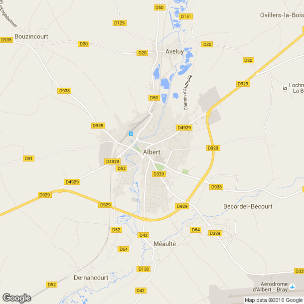 Plan des salles de sport de Albert