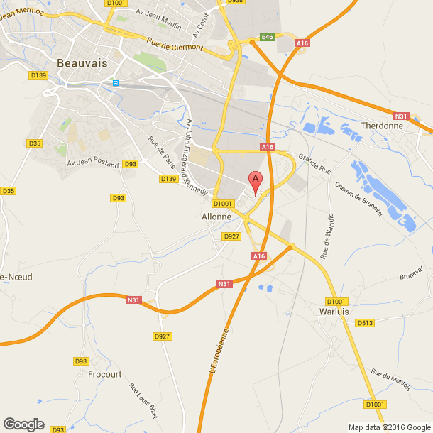 Plan des salles de sport de Allonne