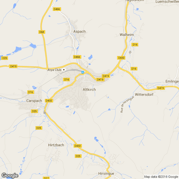 Plan des salles de sport de Altkirch