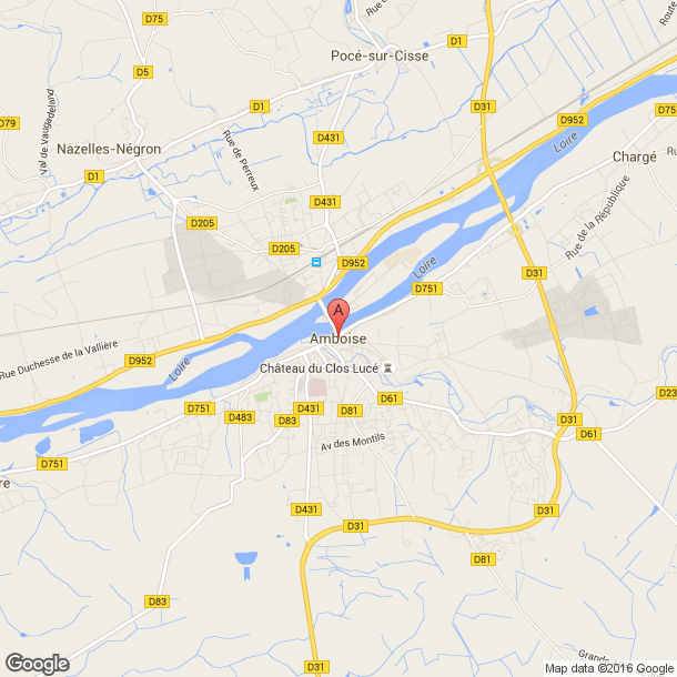 Plan des salles de sport de Amboise