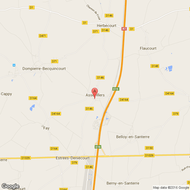 Plan des salles de sport de Assevillers