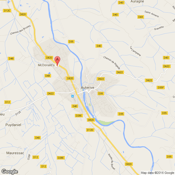 Plan des salles de sport de Auterive