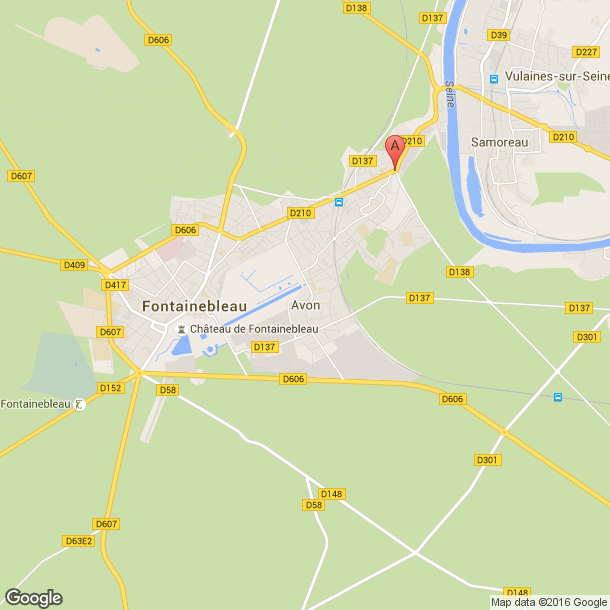 Plan des salles de sport de Avon