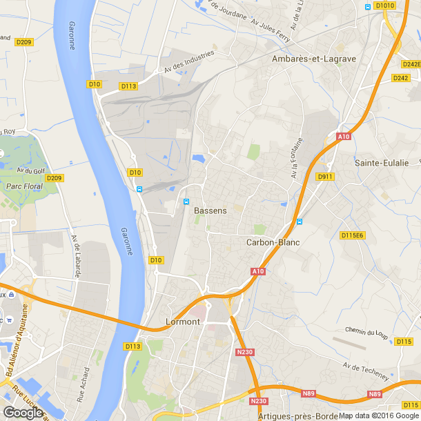 Plan des salles de sport de Bassens
