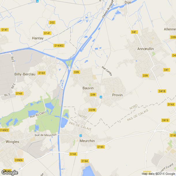 Plan des salles de sport de Bauvin