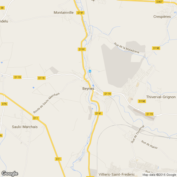 Plan des salles de sport de Beynes