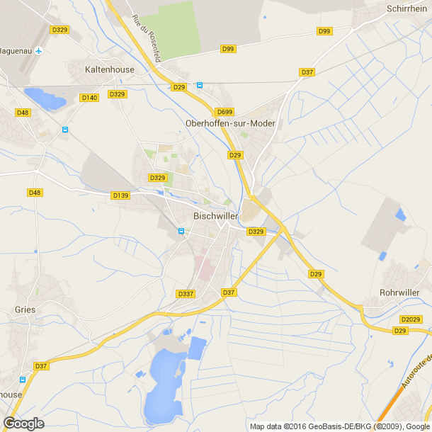 Plan des salles de sport de Bischwiller