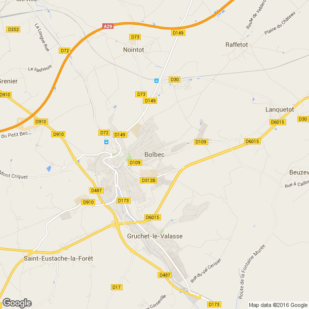 Plan des salles de sport de Bolbec