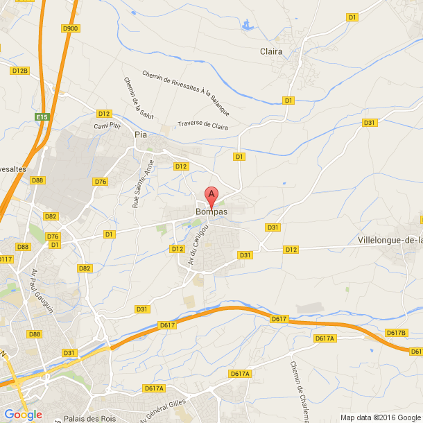 Plan des salles de sport de Bompas