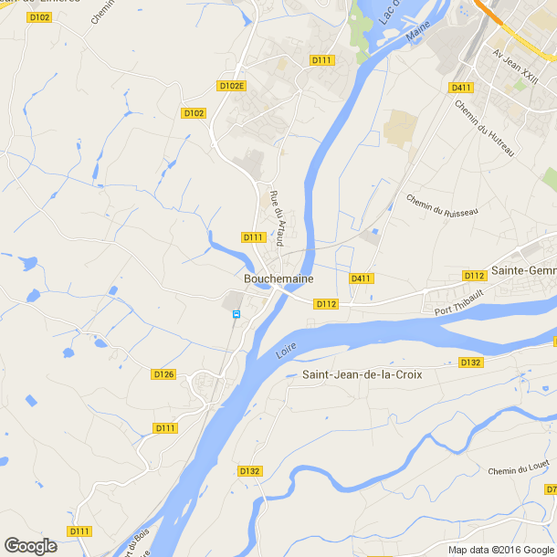 Plan des salles de sport de Bouchemaine