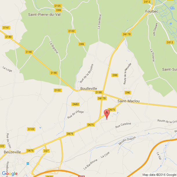 Plan des salles de sport de Boulleville