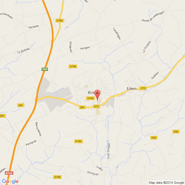 Plan des salles de sport de Briec