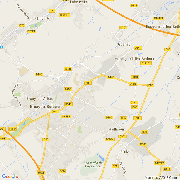 Plan des salles de sport de Labuissière