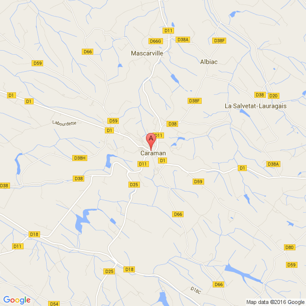Plan des salles de sport de Caraman