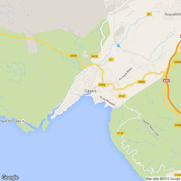 Plan des salles de sport de Cassis