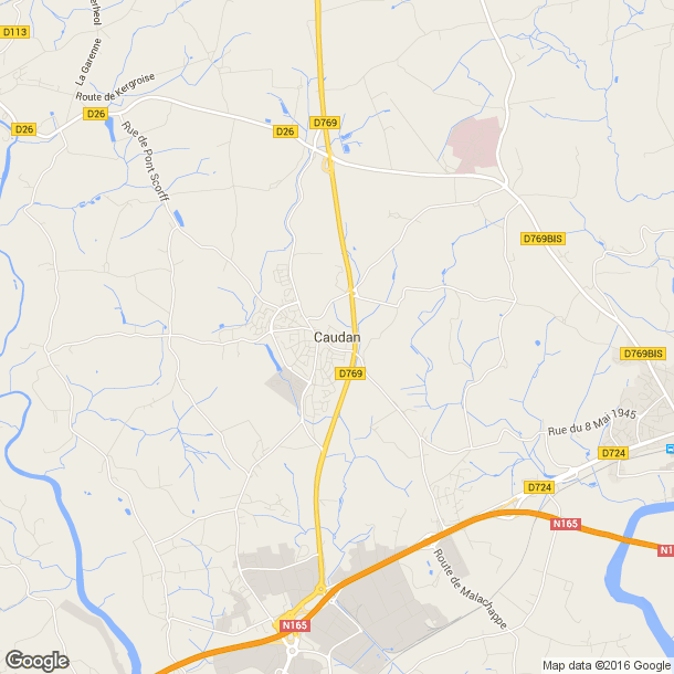 Plan des salles de sport de Caudan