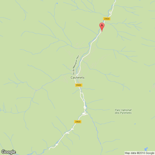 Plan des salles de sport de Cauterets
