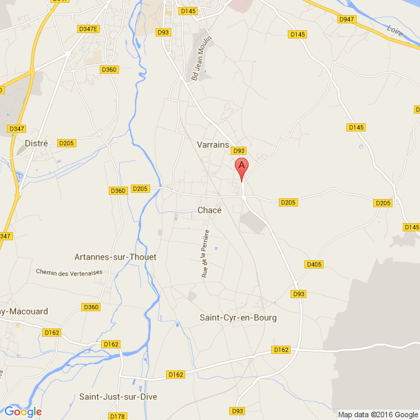 Plan des salles de sport de Chacé