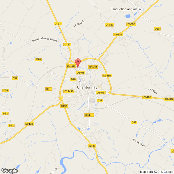 Plan des salles de sport de Chantonnay