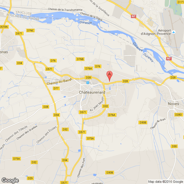 Plan des salles de sport de Châteaurenard