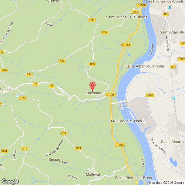 Plan des salles de sport de Chavanay