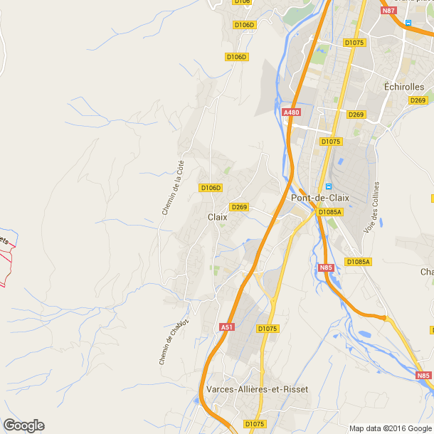 Plan des salles de sport de Claix