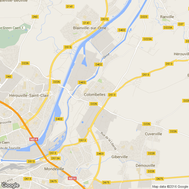 Plan des salles de sport de Colombelles