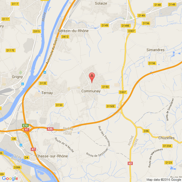 Plan des salles de sport de Communay