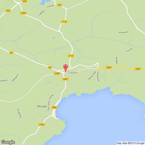 Plan des salles de sport de Crozon