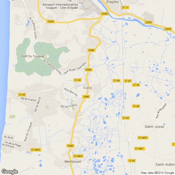 Plan des salles de sport de Cucq