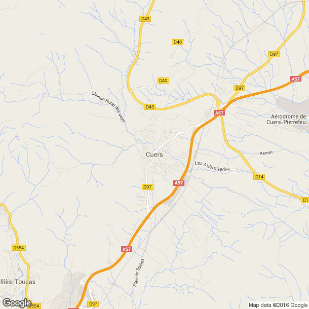 Plan des salles de sport de Cuers
