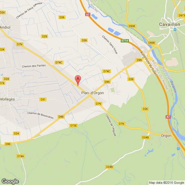 Plan des salles de sport de D'Orgon