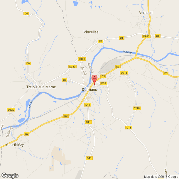 Plan des salles de sport de Dormans