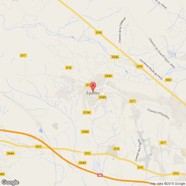 Plan des salles de sport de Eguilles