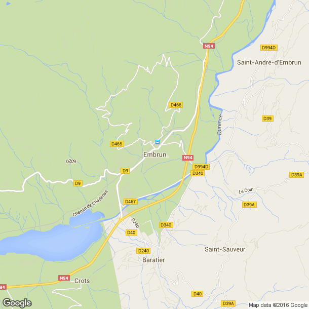 Plan des salles de sport de Embrun