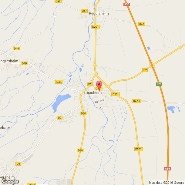 Plan des salles de sport de Ensisheim