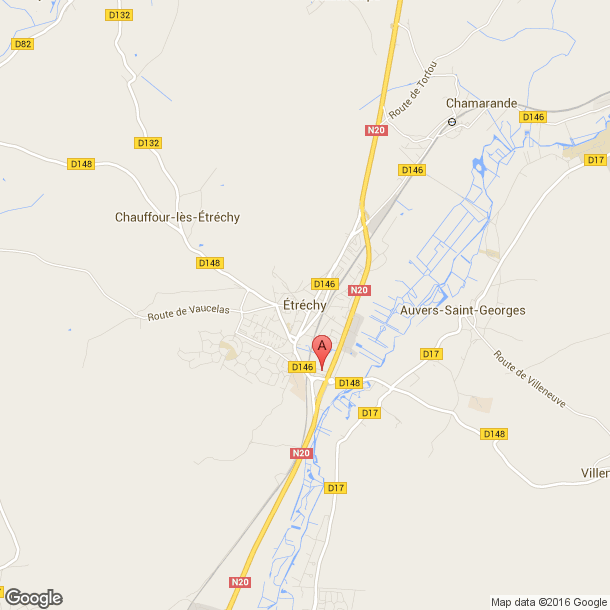 Plan des salles de sport de Etrechy