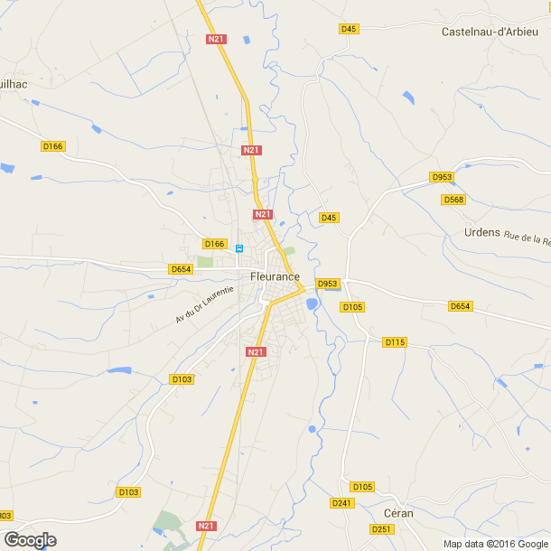Plan des salles de sport de Fleurance