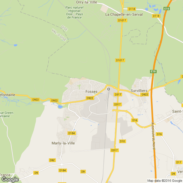 Plan des salles de sport de Fosses