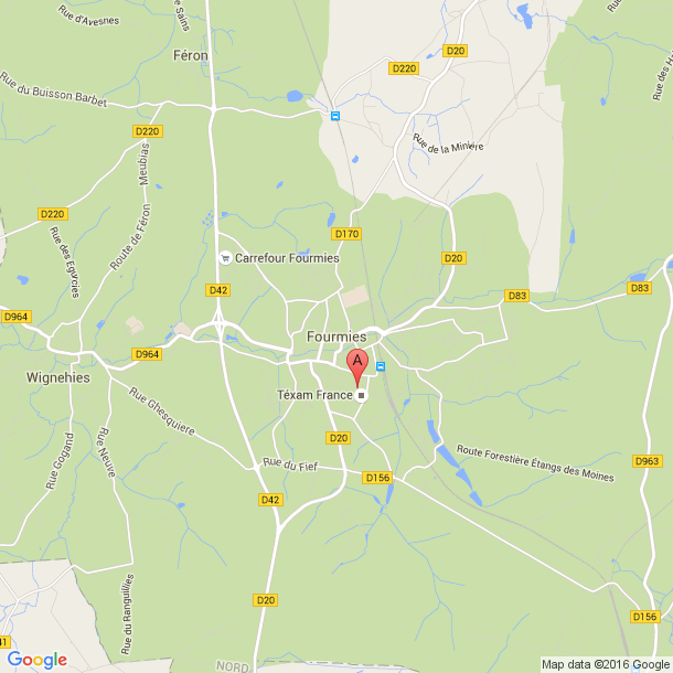 Plan des salles de sport de Fourmies