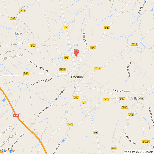Plan des salles de sport de Fronton