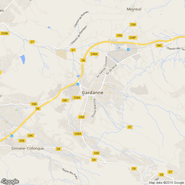 Plan des salles de sport de Gardanne