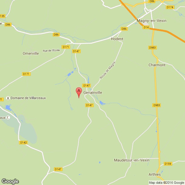 Plan des salles de sport de Genainville