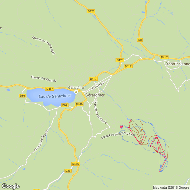 Plan des salles de sport de Gerardmer
