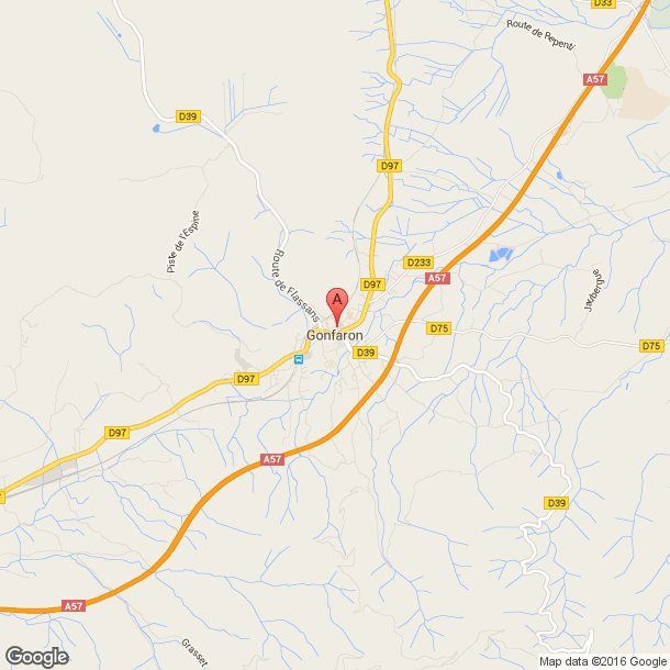Plan des salles de sport de Gonfaron
