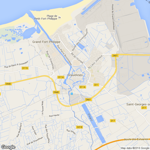 Plan des salles de sport de Gravelines